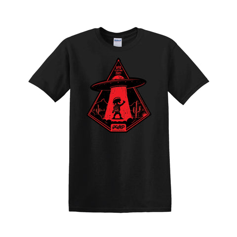 UFO Festival - Collectable "Aliens in Video games" edition T-Shirt - Red