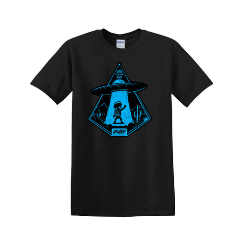 UFO Festival - Collectable "Aliens in Video games" edition T-Shirt - Blue